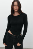 BAYSE BRAND Womens Anisa Top - Shadow, WOMENS TOPS & SHIRTS, BAYSE BRAND, Elwood 101