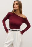 BAYSE BRAND Womens Aria Top - Wine, WOMENS TOPS & SHIRTS, BAYSE BRAND, Elwood 101