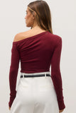 BAYSE BRAND Womens Aria Top - Wine, WOMENS TOPS & SHIRTS, BAYSE BRAND, Elwood 101