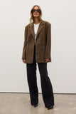 BAYSE BRAND Womens Camilla Blazer - Saddle