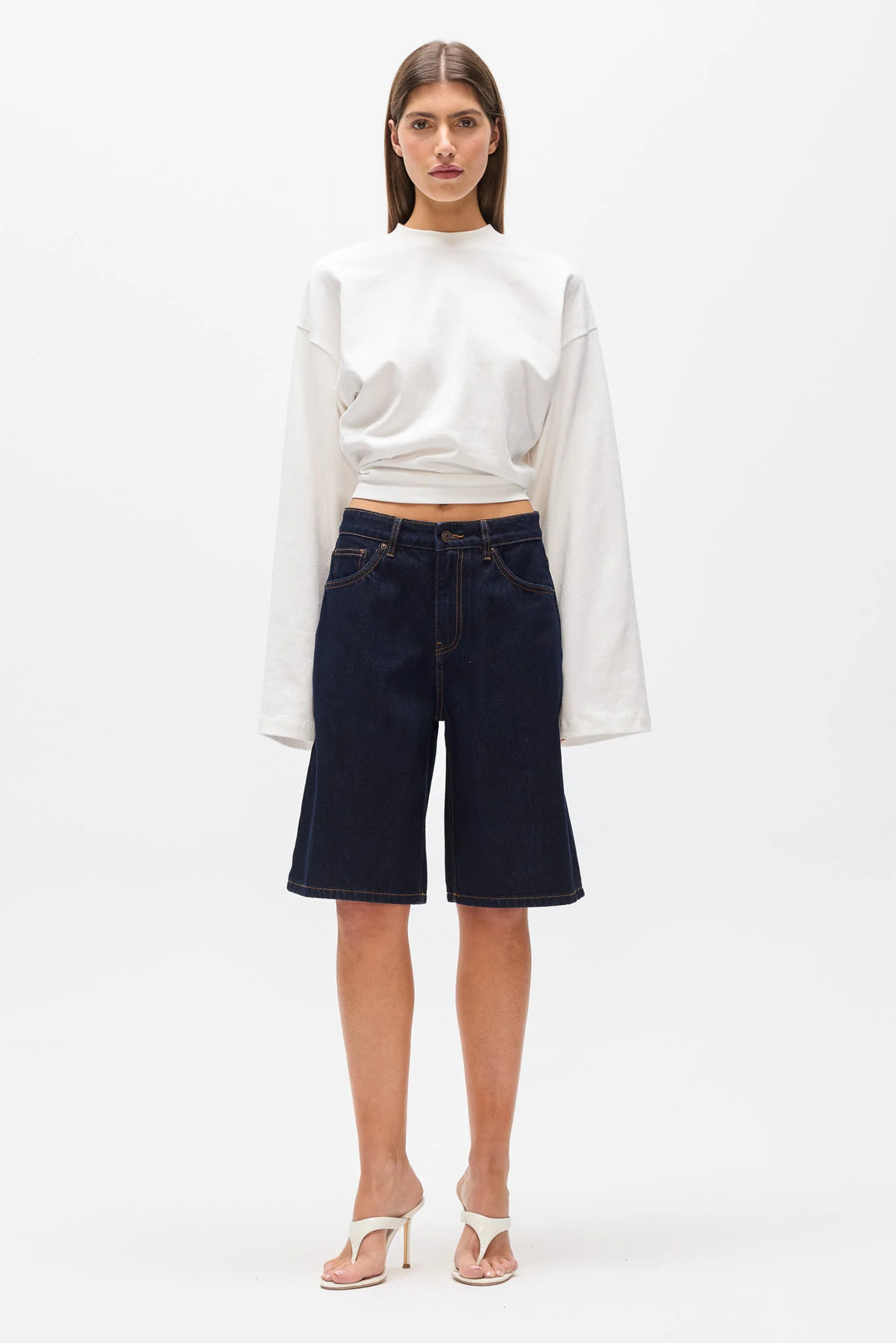 BAYSE BRAND Womens Clyde Short in Dark Indigo