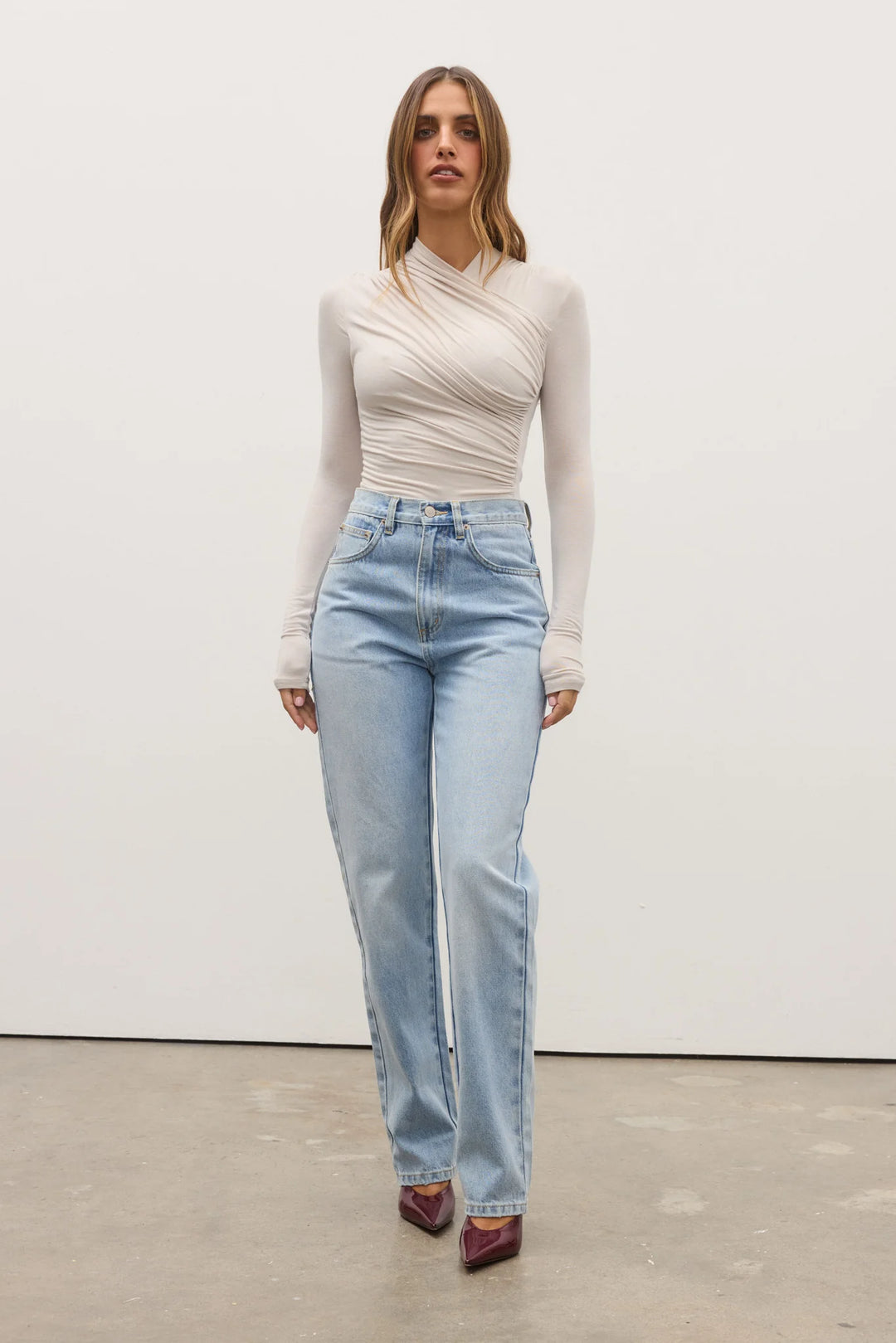 BAYSE BRAND Womens Heidi High Waisted Jeans Atlanta, WOMENS DENIM, BAYSE BRAND, Elwood 101