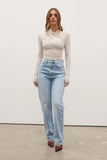 BAYSE BRAND Womens Heidi High Waisted Jeans Atlanta