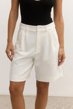 BAYSE BRAND Womens Nico Short Ivory