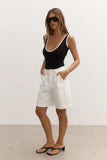 BAYSE BRAND Womens Nico Short Ivory