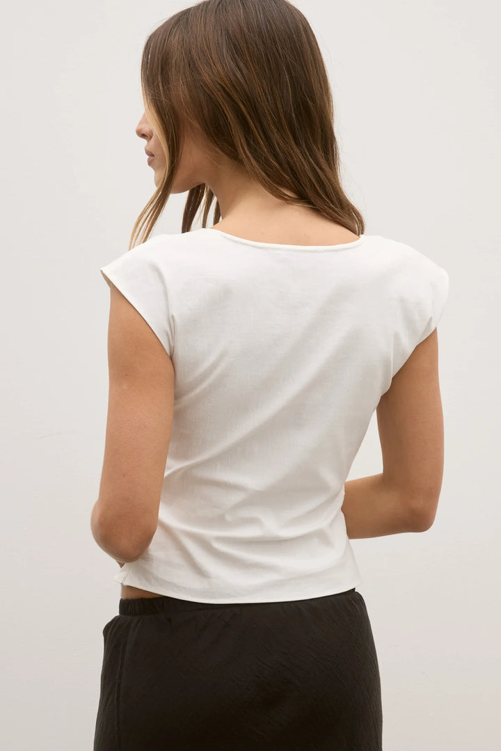 BAYSE BRAND Womens Rani Top in White