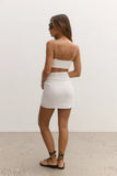 BAYSE BRAND Womens Solara Mini Sarong White