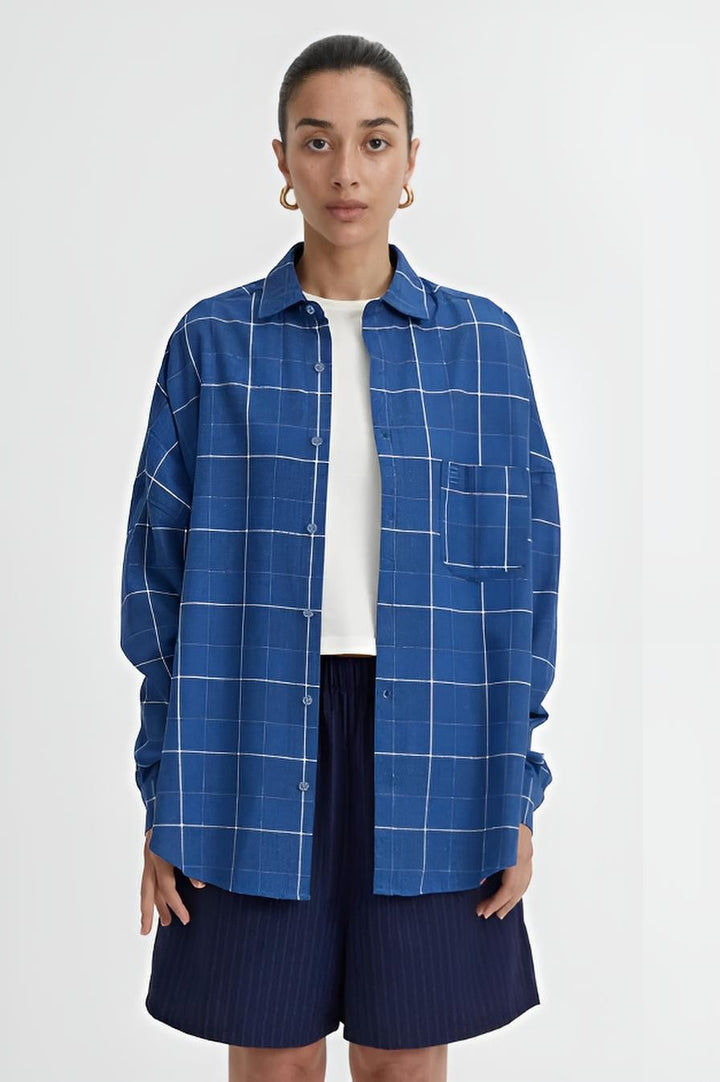 BLANCA Womens Bexley Shirt in Blue