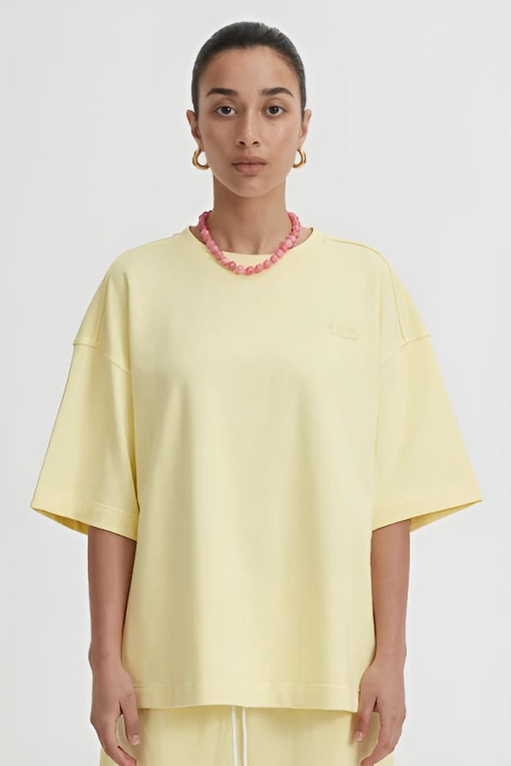 BLANCA Womens Hendrix Tee in Butter