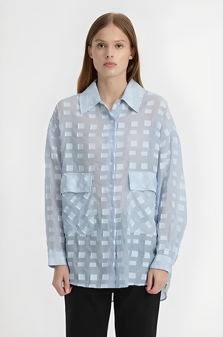 BLANCA Womens Knox Shirt Blue, WOMENS TOPS & SHIRTS, BLANCA, Elwood 101