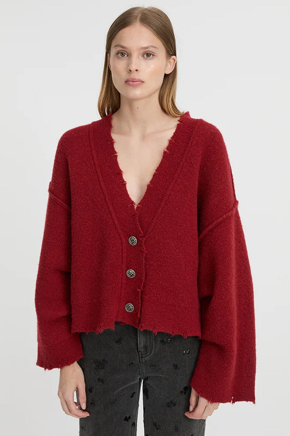 BLANCA Womens Pepa Cardigan Burgundy
