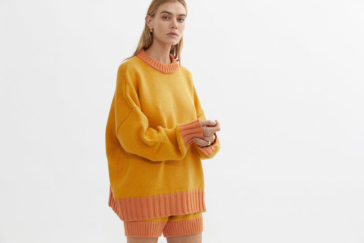 BLANCA Womens Chambord Knit Tumeric, WOMENS KNITS & SWEATERS, BLANCA, Elwood 101