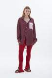 BLANCA Womens Felicia Shirt Burgundy / Pink, WOMENS TOPS & SHIRTS, BLANCA, Elwood 101