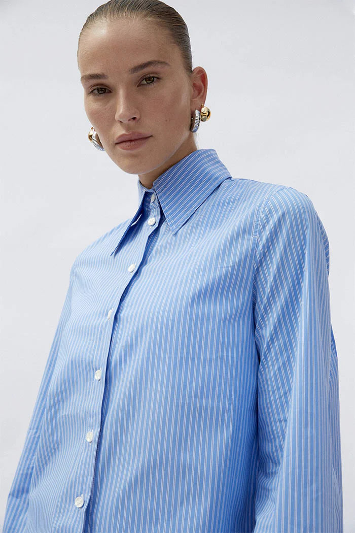 BLANCA Womens Fern Shirt - Azure, WOMENS TOPS & SHIRTS, BLANCA, Elwood 101