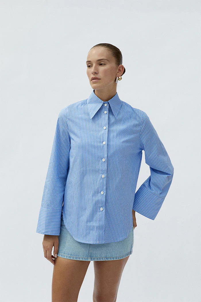 BLANCA Womens Fern Shirt - Azure, WOMENS TOPS & SHIRTS, BLANCA, Elwood 101
