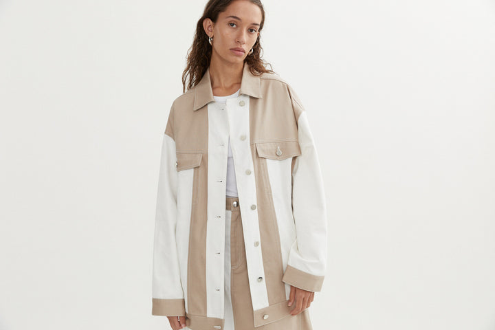 BLANCA Womens Quinn Jacket - Beige, WOMENS COATS & JACKETS, BLANCA, Elwood 101