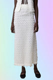 BLANCA STUDIO Womens Lazlo Maxi Skirt - White, WOMENS SKIRTS, BLANCA, Elwood 101