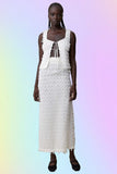 BLANCA STUDIO Womens Lazlo Maxi Skirt - White, WOMENS SKIRTS, BLANCA, Elwood 101