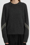BLANCA Womens Felix Sweater Charcoal, WOMENS KNITS & SWEATERS, BLANCA, Elwood 101