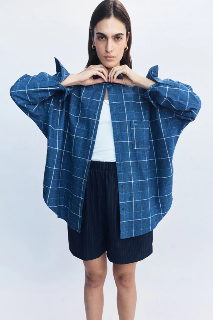 BLANCA Womens Bexley Shirt in Blue