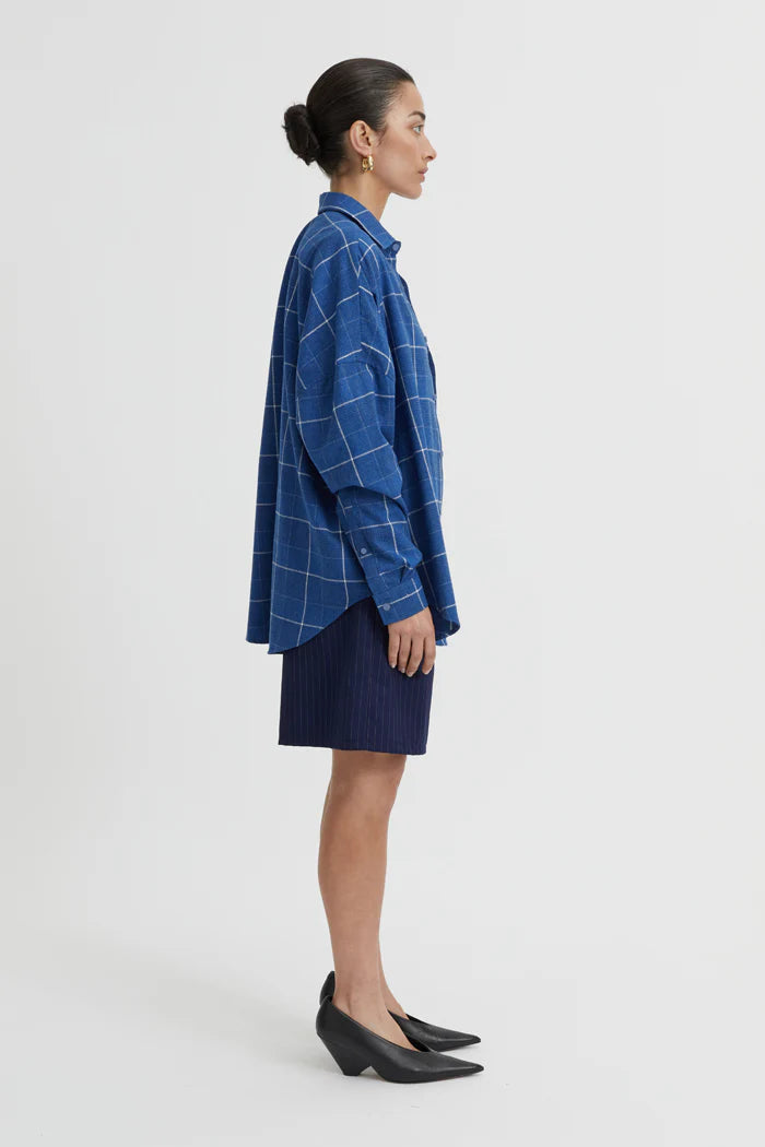 BLANCA Womens Bexley Shirt in Blue