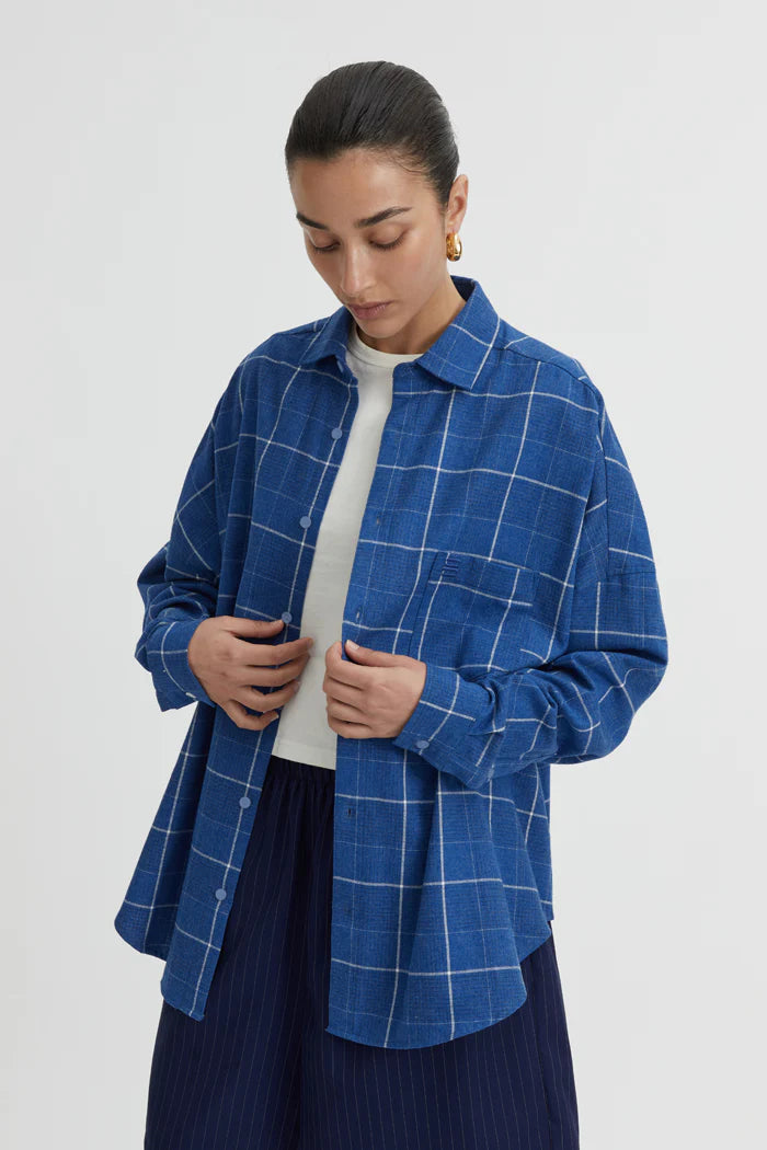 BLANCA Womens Bexley Shirt in Blue