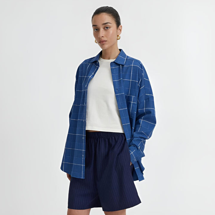 BLANCA Womens Bexley Shirt in Blue