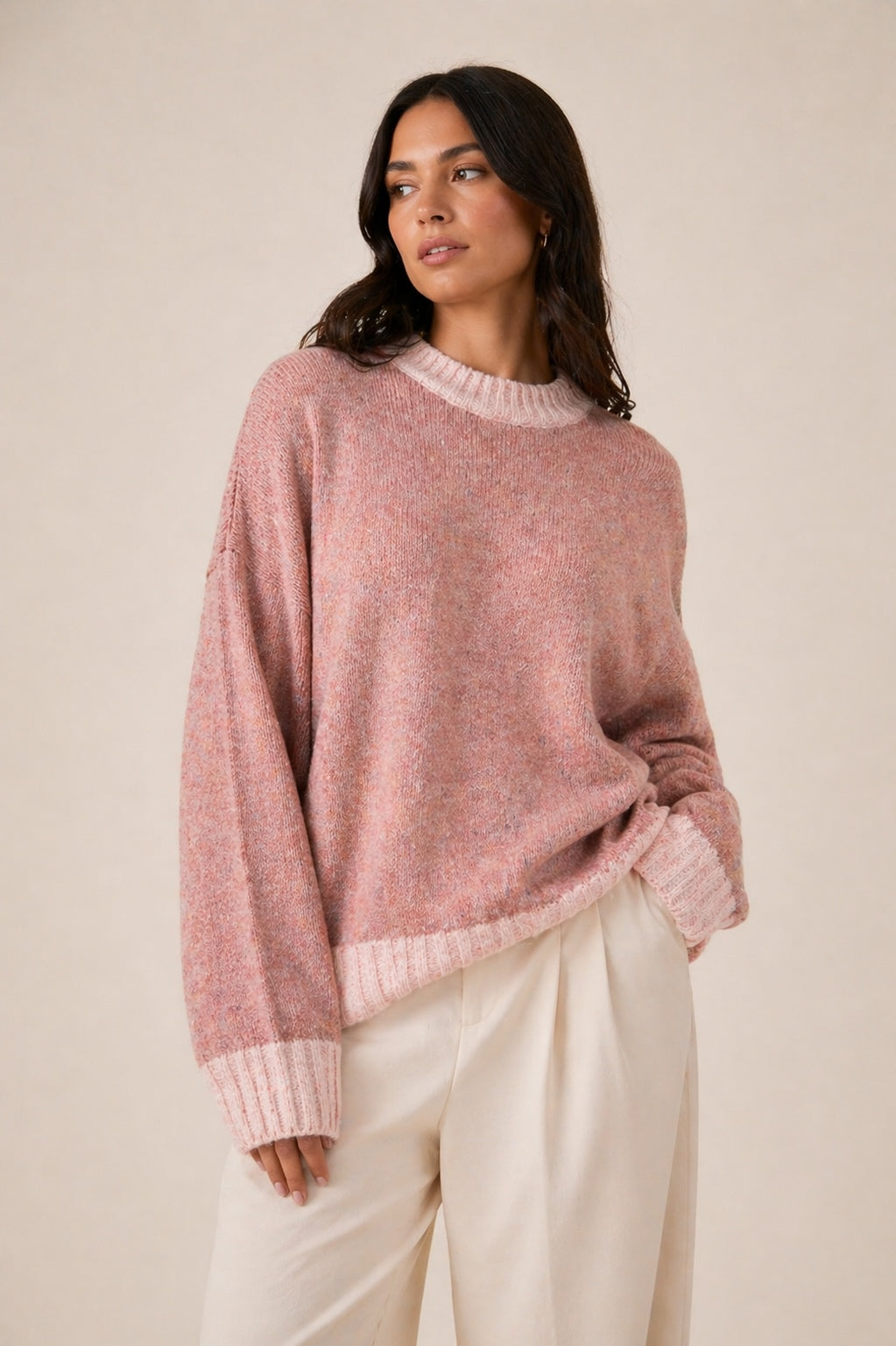 BLANCA Womens Chambord Knit Jumper - Blush, WOMENS KNITS & SWEATERS, BLANCA, Elwood 101