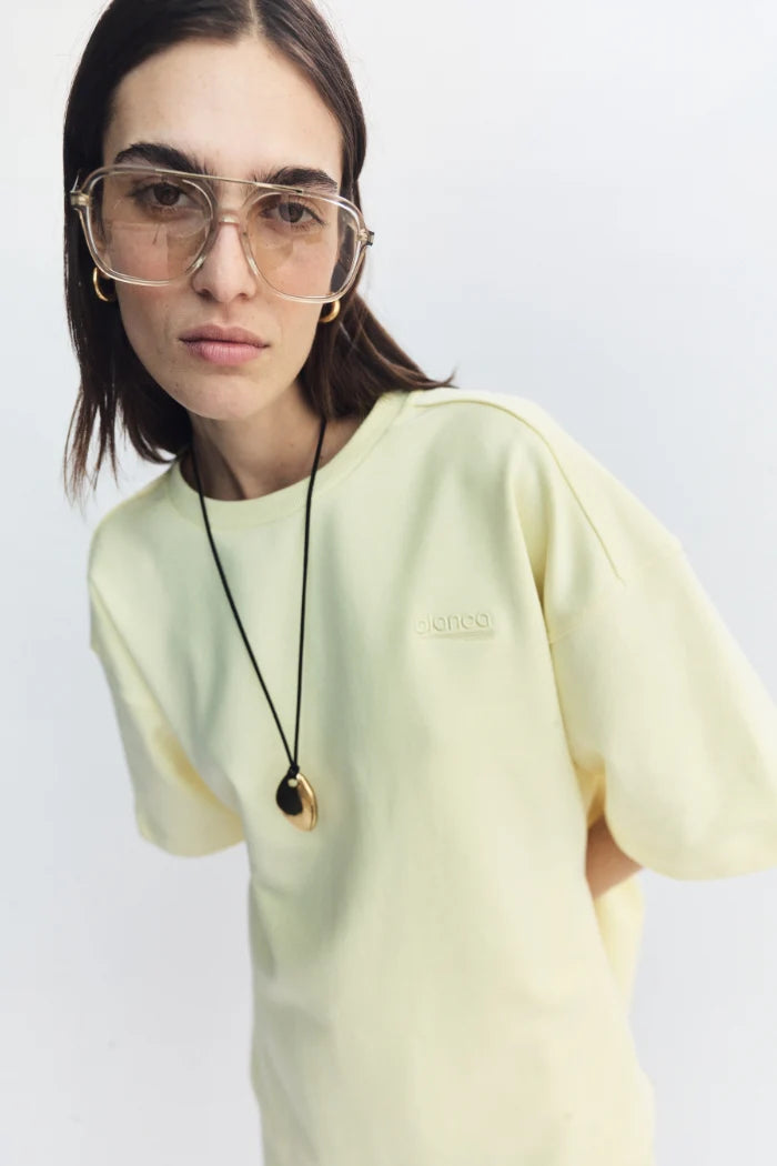 BLANCA Womens Hendrix Tee in Butter