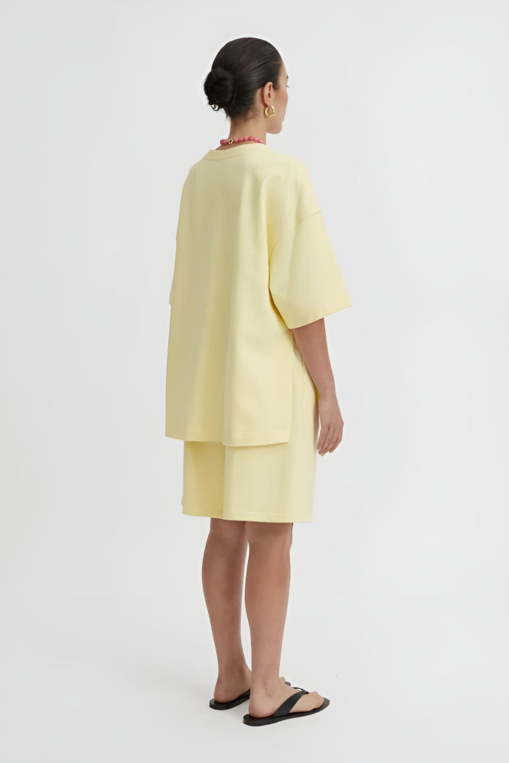 BLANCA Womens Hendrix Tee in Butter