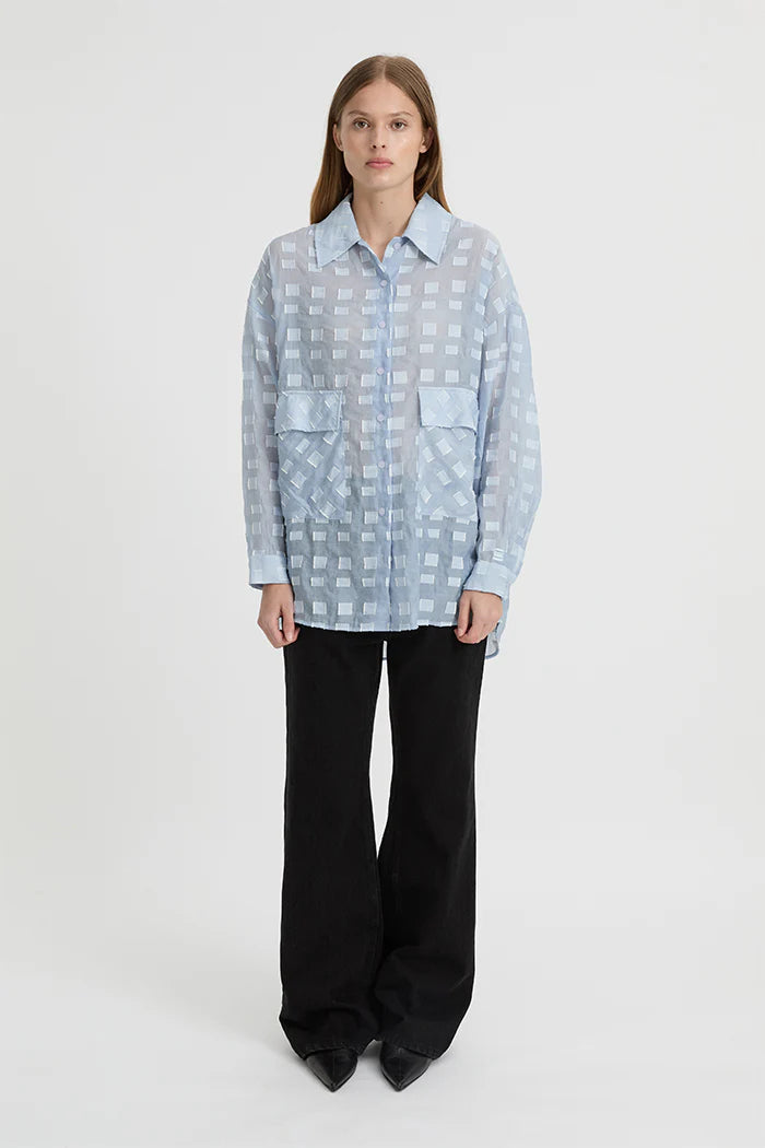 BLANCA Womens Knox Shirt Blue, WOMENS TOPS & SHIRTS, BLANCA, Elwood 101