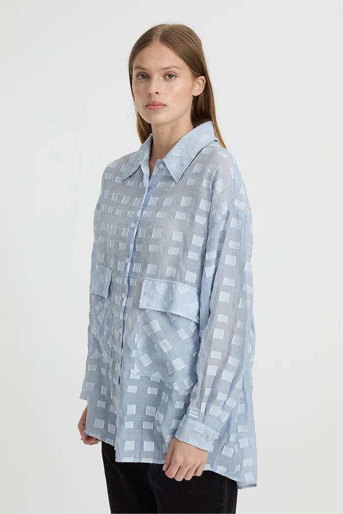 BLANCA Womens Knox Shirt Blue, WOMENS TOPS & SHIRTS, BLANCA, Elwood 101