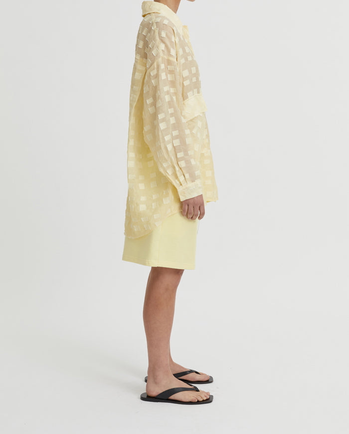 BLANCA Womens Knox Shirt in Butter