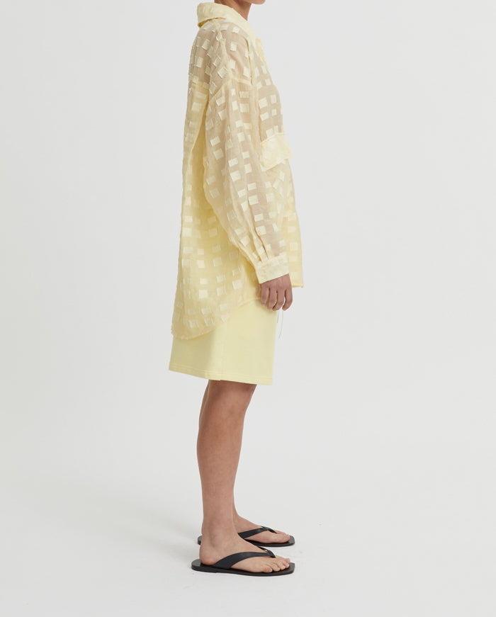 BLANCA Womens Knox Shirt in Butter