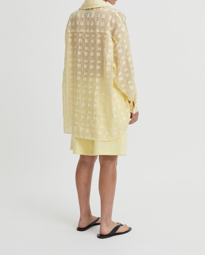 BLANCA Womens Knox Shirt in Butter
