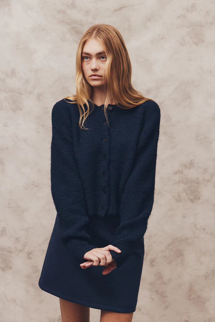 BLANCA Womens Marlo Cardigan Navy, WOMENS KNITS & SWEATERS, BLANCA, Elwood 101