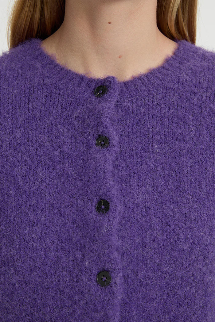 BLANCA Womens Marlo Cardigan Purple, WOMENS KNITS & SWEATERS, BLANCA, Elwood 101