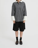BLANCA Womens Opal Shirt - Black / White Stripe, WOMENS TOPS & SHIRTS, BLANCA, Elwood 101