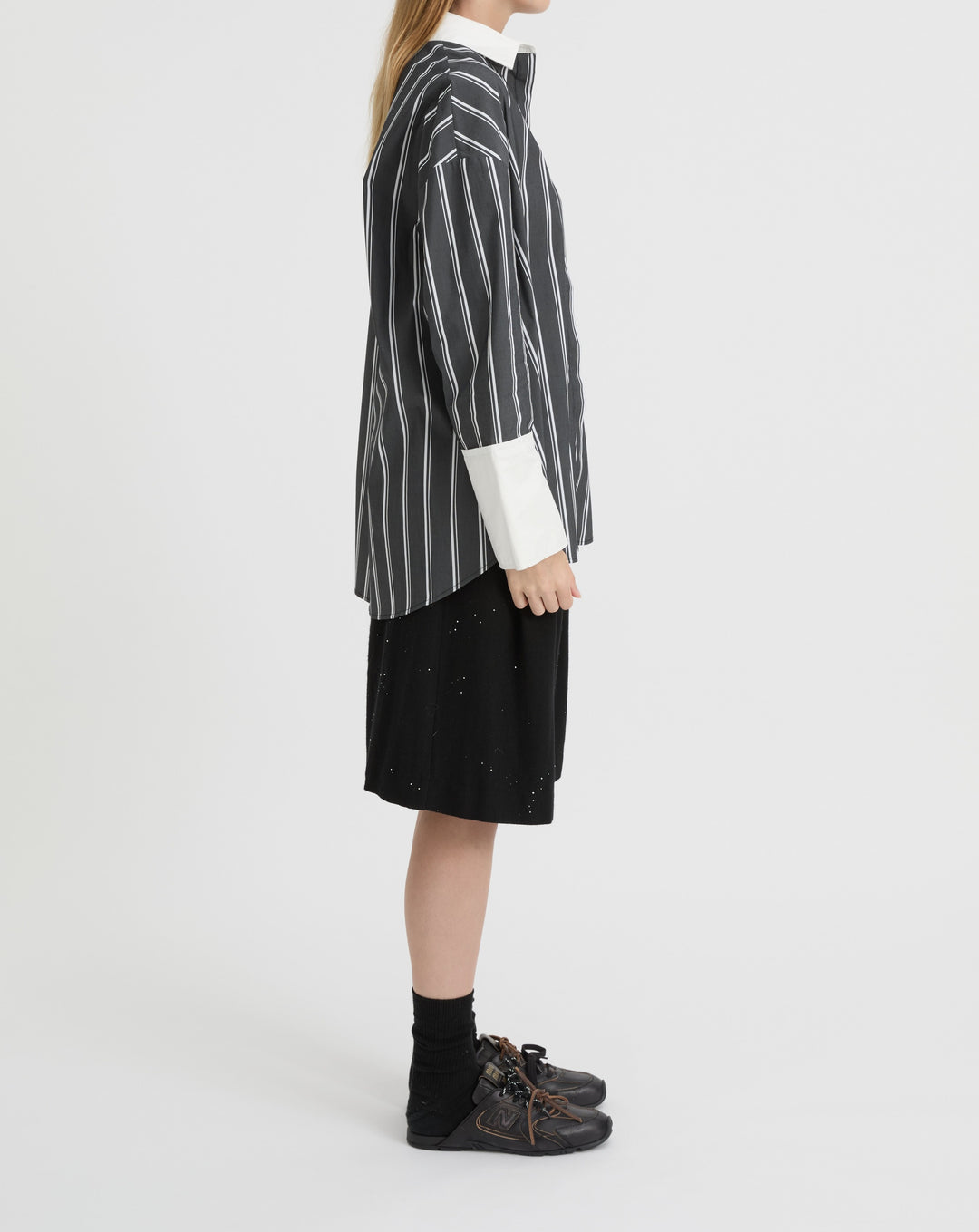 BLANCA Womens Opal Shirt - Black / White Stripe, WOMENS TOPS & SHIRTS, BLANCA, Elwood 101