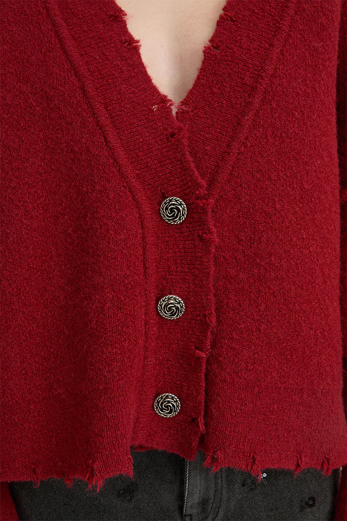 BLANCA Womens Pepa Cardigan Burgundy, WOMENS KNITS & SWEATERS, BLANCA, Elwood 101