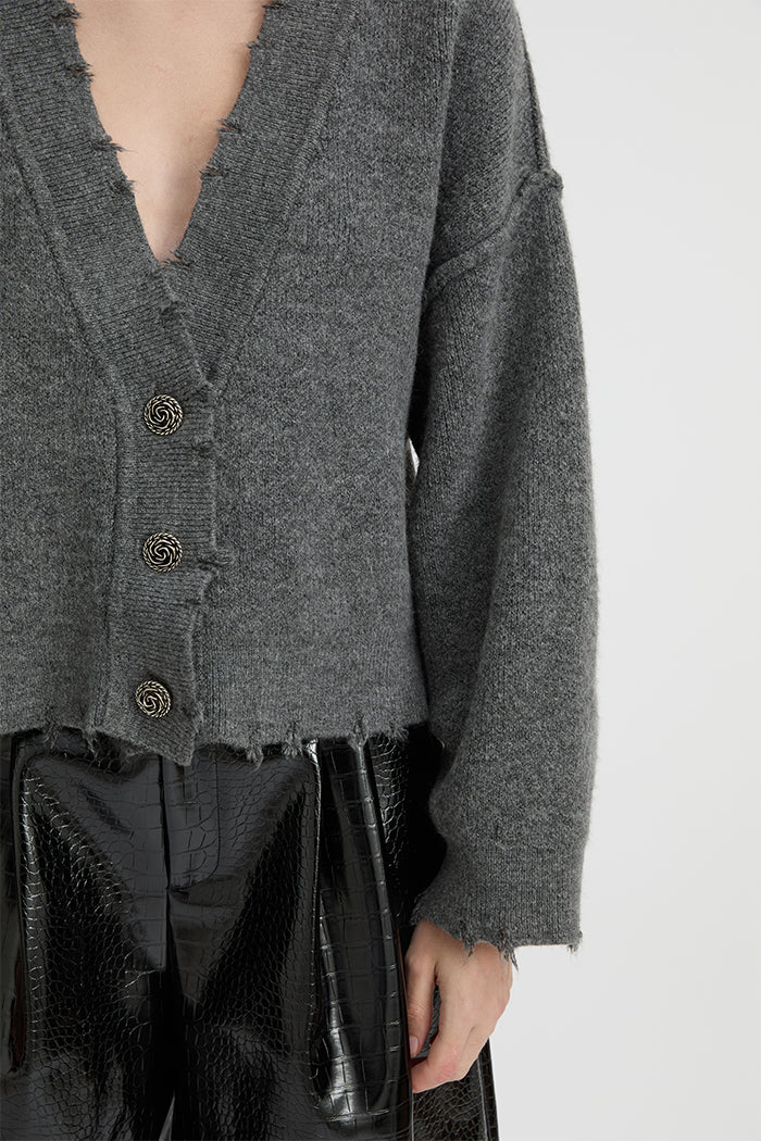 BLANCA Womens Pepa Cardigan Charcoal Grey, WOMENS KNITS & SWEATERS, BLANCA, Elwood 101