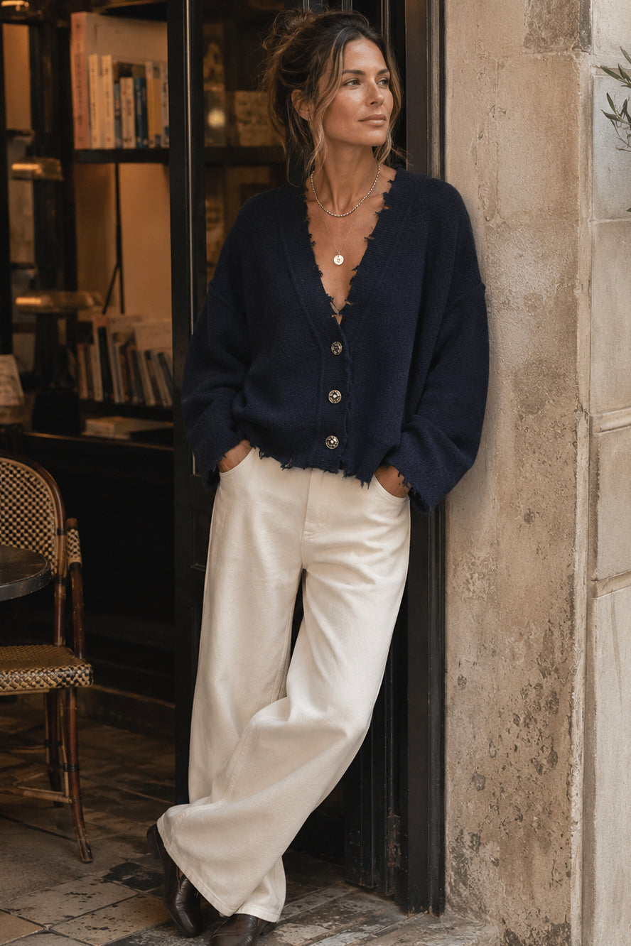 BLANCA Womens Pepa Cardigan Navy, WOMENS KNITS & SWEATERS, BLANCA, Elwood 101