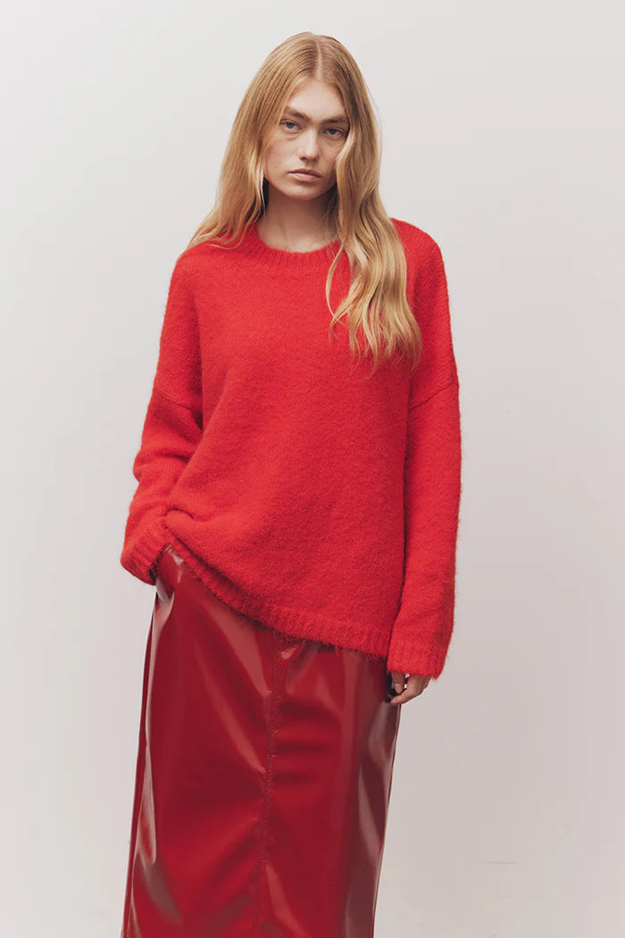 BLANCA Womens Rosmunda Sweater Red, WOMENS KNITS & SWEATERS, BLANCA, Elwood 101
