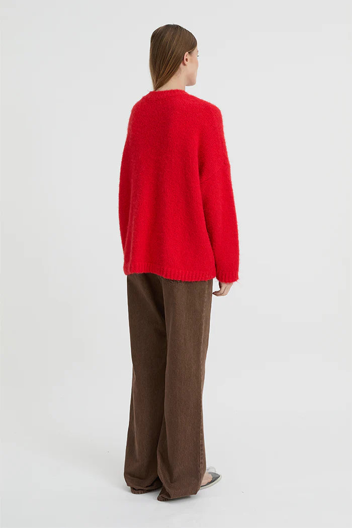 BLANCA Womens Rosmunda Sweater Red, WOMENS KNITS & SWEATERS, BLANCA, Elwood 101