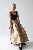 BLANCA STUDIO Womens Brooke Pleated Skirt - Tan, WOMENS SKIRTS, BLANCA, Elwood 101