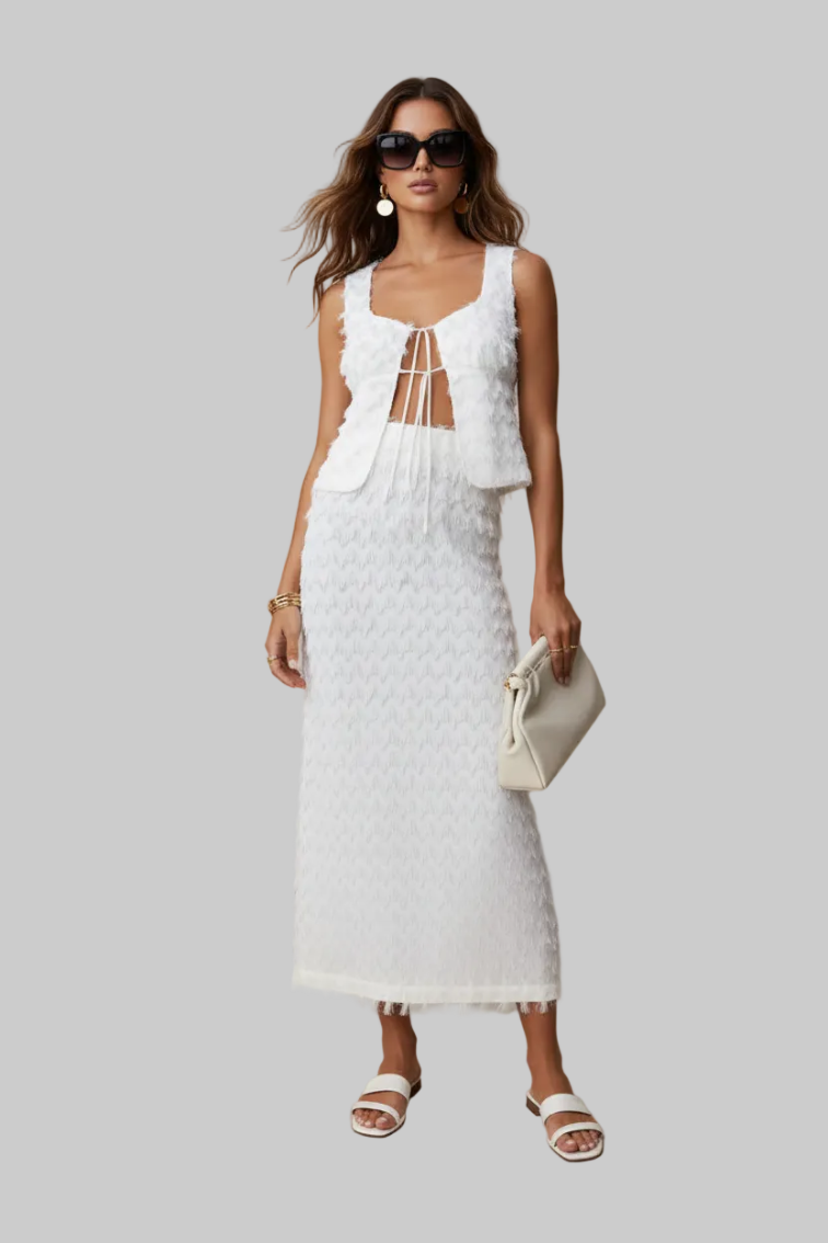 BLANCA STUDIO Womens Lazlo Tie Top in White