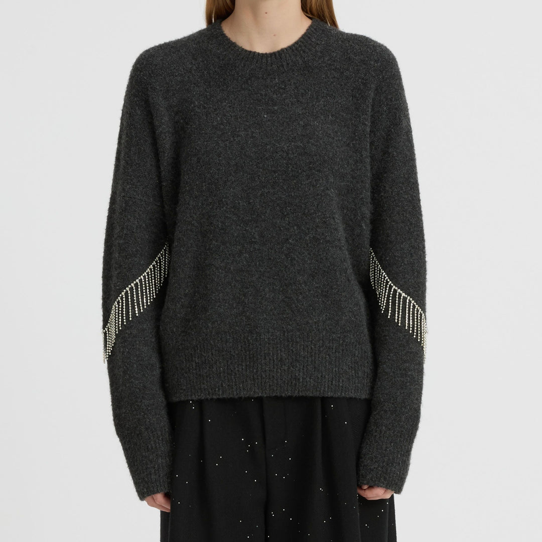 BLANCA Womens Felix Sweater Charcoal, WOMENS KNITS & SWEATERS, BLANCA, Elwood 101