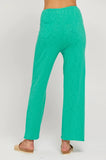 BY RIDLEY Womens Allyson Linen Pant - Emerald, WOMENS PANTS, BY RIDLEY, Elwood 101