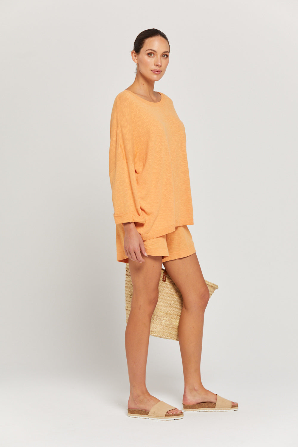 BY RIDLEY Womens Lina Linen Top - Melon, WOMENS TOPS & SHIRTS, BY RIDLEY, Elwood 101