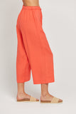 BY RIDLEY Womens Louisa Linen Pant - Coral, WOMENS PANTS, BY RIDLEY, Elwood 101